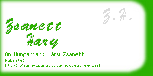 zsanett hary business card